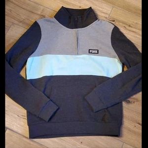 Victoria Secret Pink 1/4 zip size small. Like new condition.